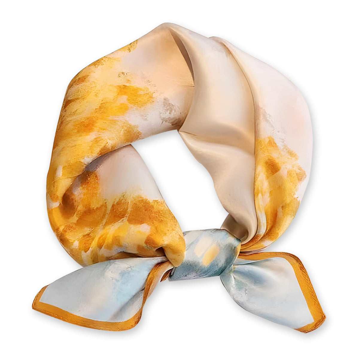 Ciormis 100% Mulberry Silk Scarf-Women's 21''/27''Square Silk Hair Head Scarf Neckerchief with Gift Packaged