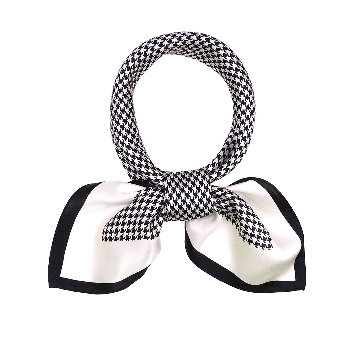100% Silk Square Scarf for Hair-25.6" Women Men Neckerchief & Headscarf