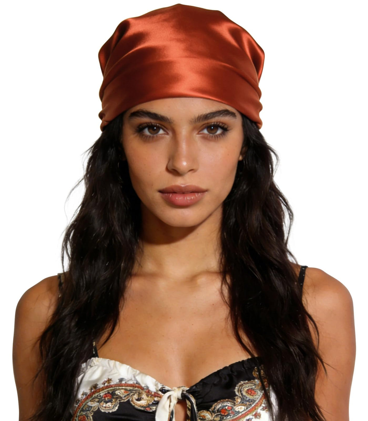 Sumolux Head Hair Scarf for Women 35" Like Satin Silk Hair Wrapping Bandana