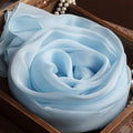 Sky Real Silk Scarf Women Natural Silk Chiffon Scarf Long Silk Scarf Solid Color Silk Silk Scarf(250-135cm)