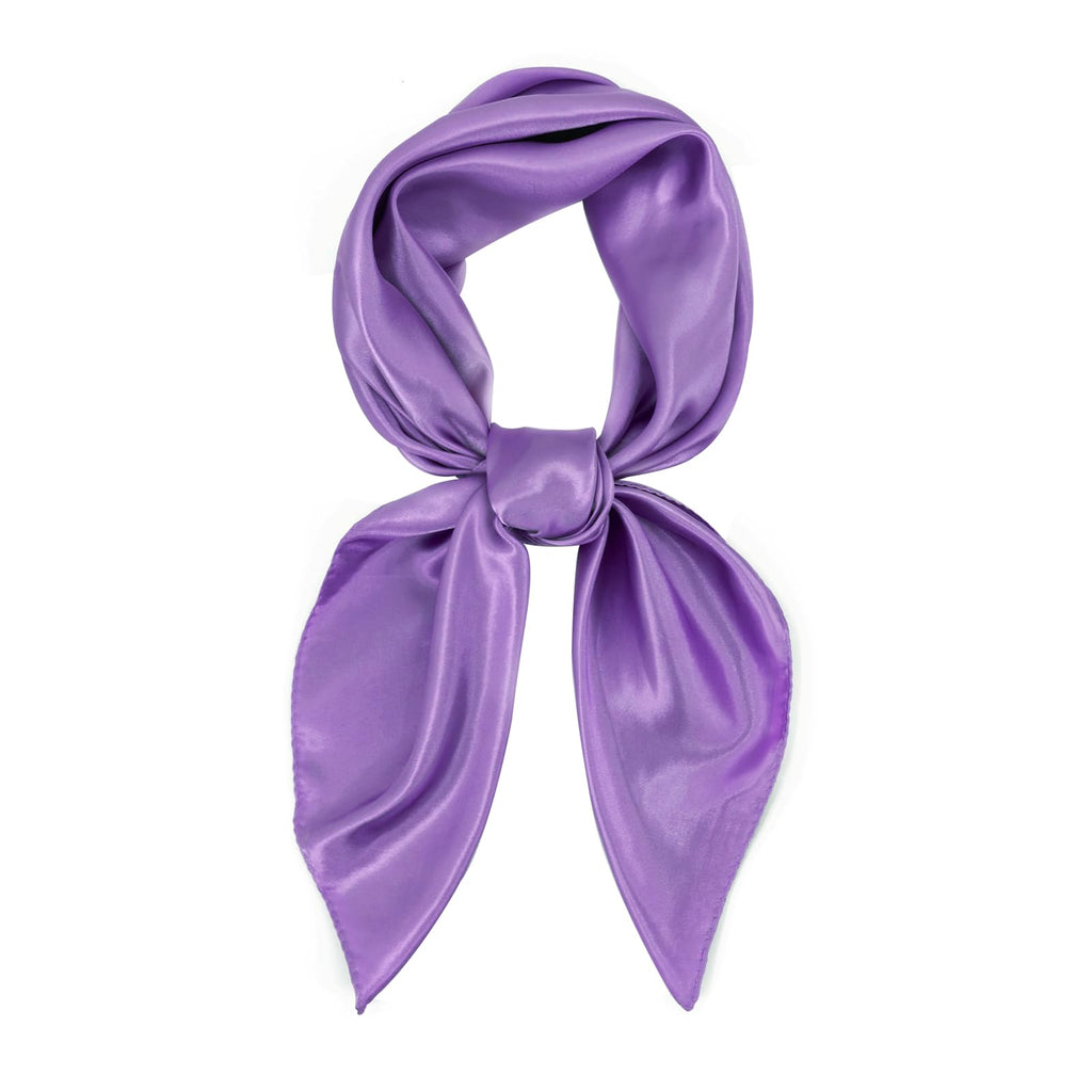vimate 35" Square Silk Like Head Scarf - Women's Fashion Satin Scarf Bandana for Hair Wrapping at Night.