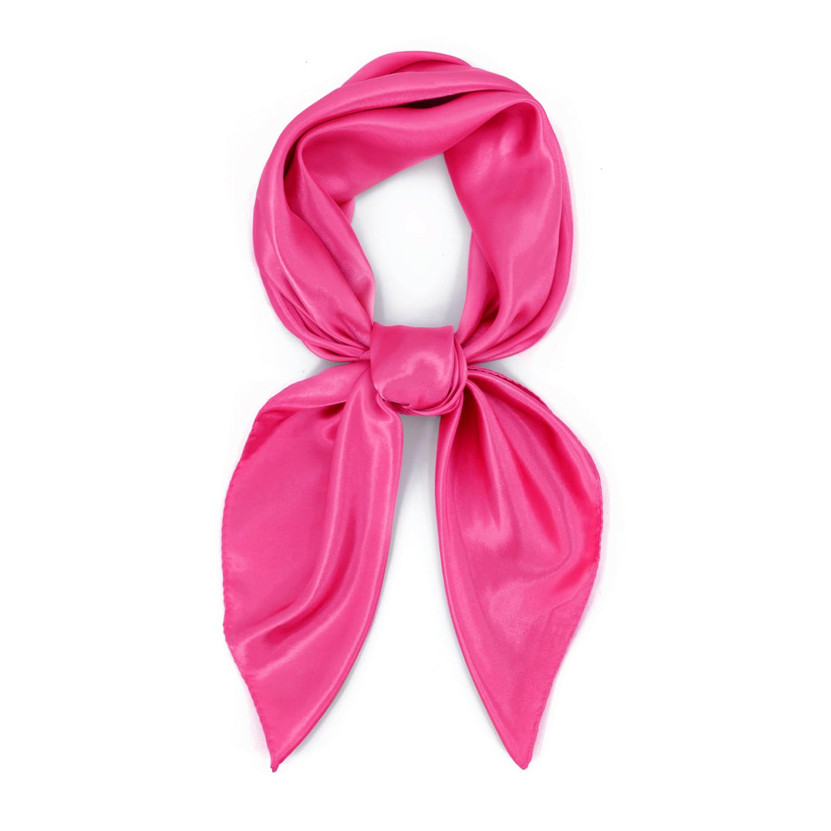 vimate 35" Square Silk Like Head Scarf - Women's Fashion Satin Scarf Bandana for Hair Wrapping at Night.