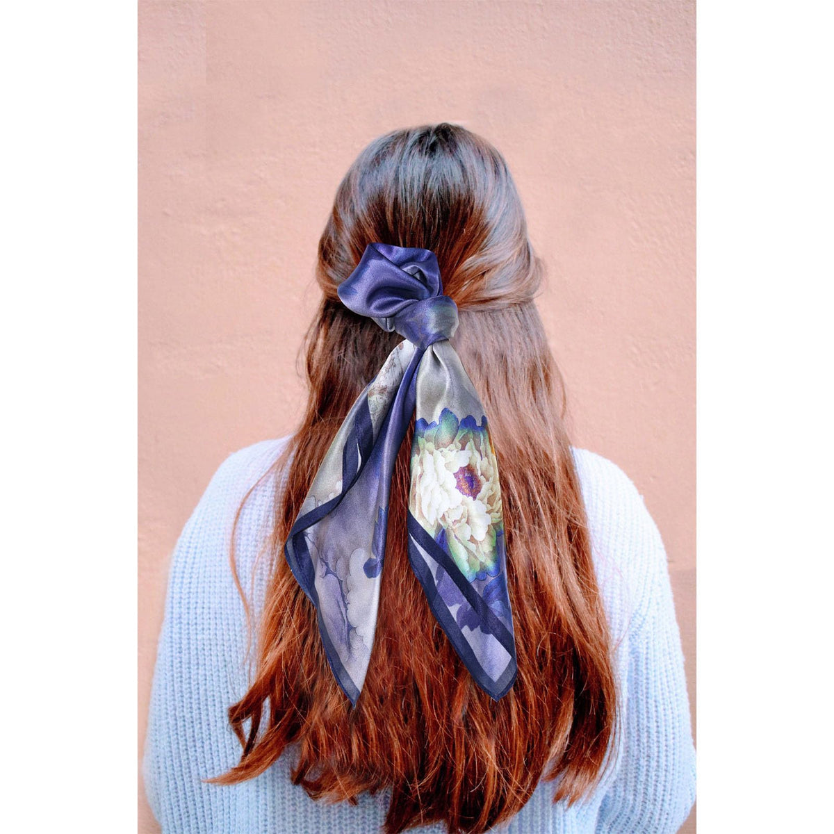 Ciormis 100% Mulberry Silk Scarf-Women's 21''/27''Square Silk Hair Head Scarf Neckerchief with Gift Packaged