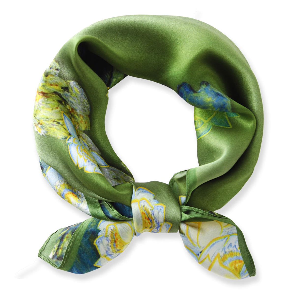 Ciormis 100% Mulberry Silk Scarf-Women's 21''/27''Square Silk Hair Head Scarf Neckerchief with Gift Packaged