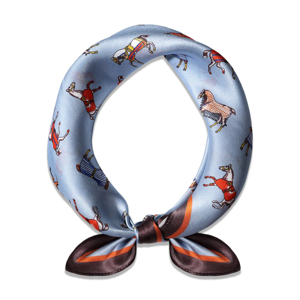 Ciormis 100% Mulberry Silk Scarf-Women's 21''/27''Square Silk Hair Head Scarf Neckerchief with Gift Packaged