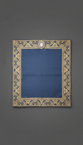 Artisan’s Gold Edition Silk Scarf with Antique Gold Trim